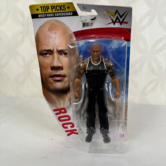 WWE Wrestling Top Picks 2022 The Rock Action Figure (Must-Have Superstars) - Picture 7 of 7